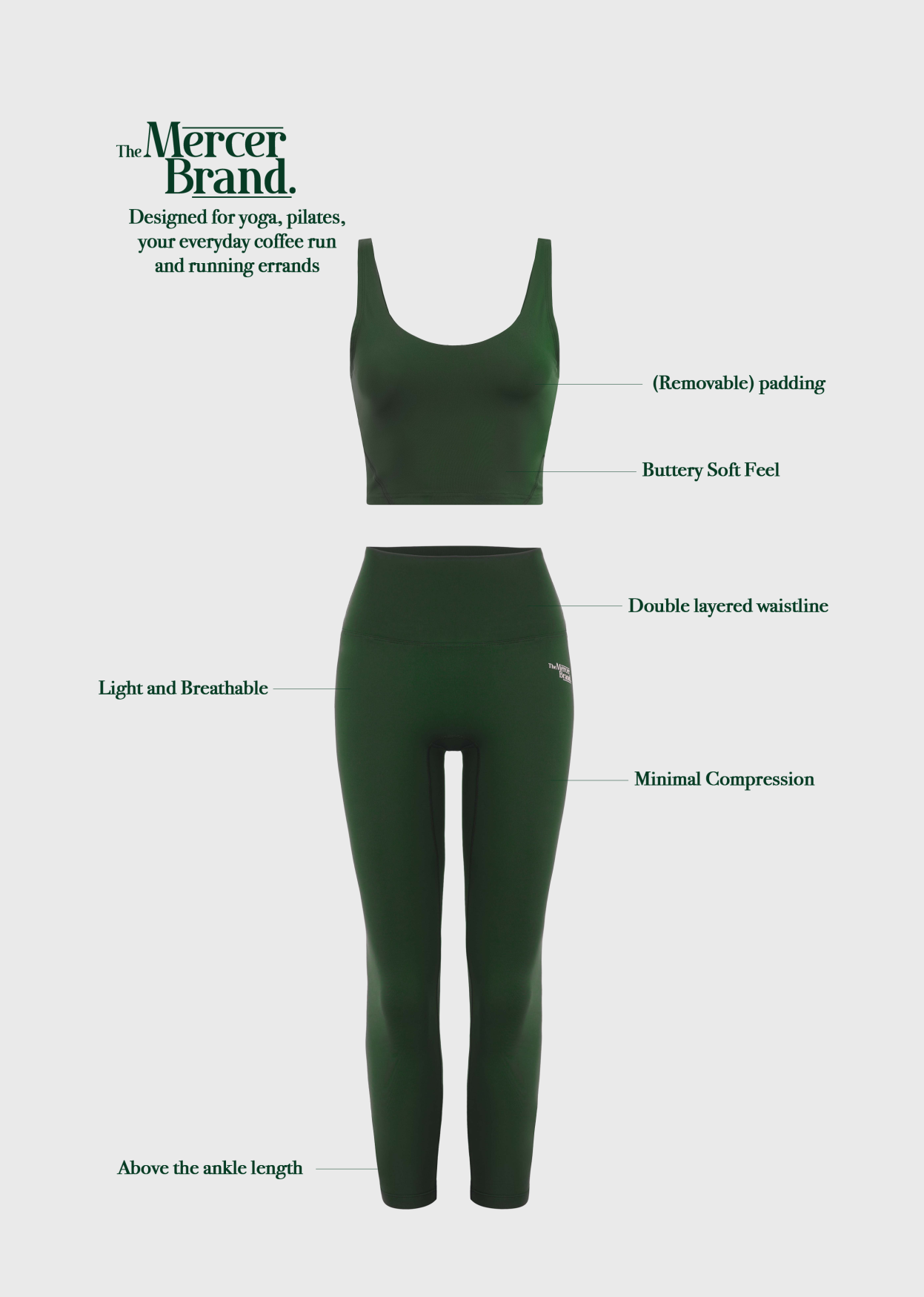 The Mercer Legging | Green