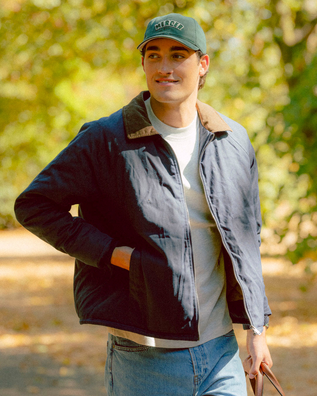 The Mercer Blouson Jacket | Blue
