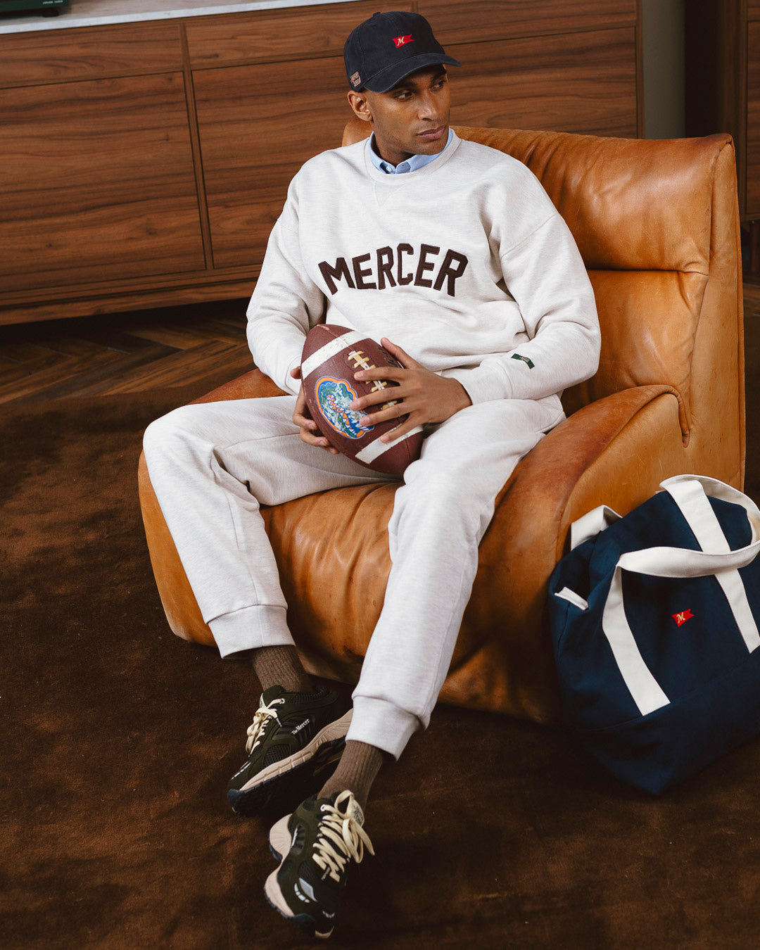 The Mercer Signature Sweat | Light Sand