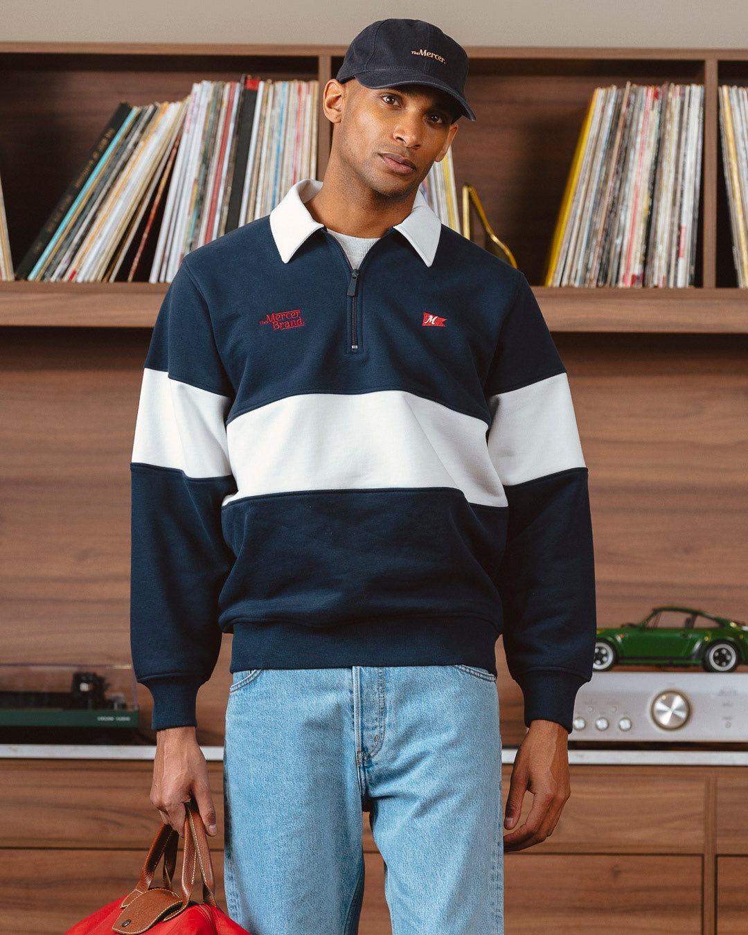 The Mercer Rugby Polo | Blue