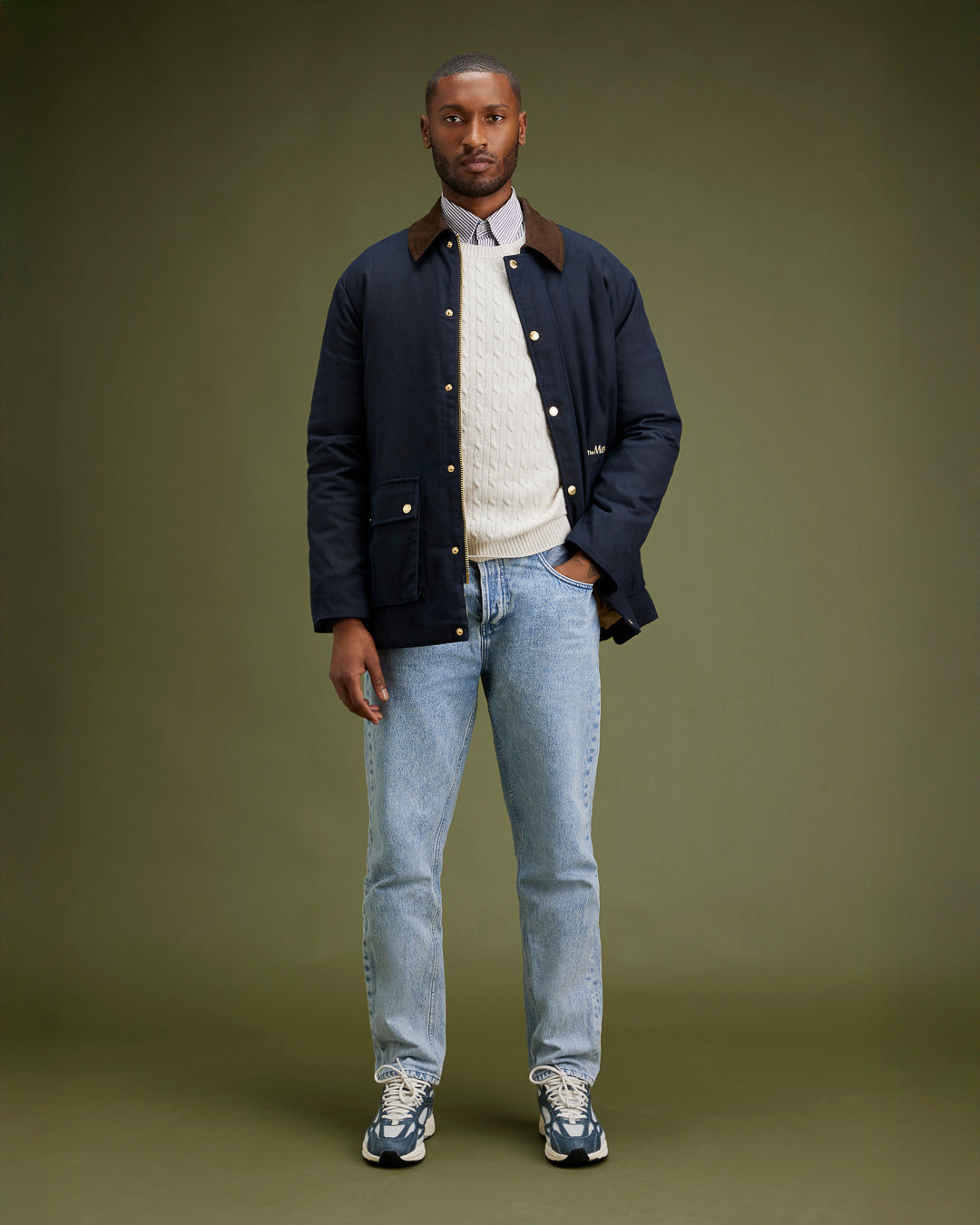 the mercer brand sneaker the  re-run pineapple blue fully vegan 