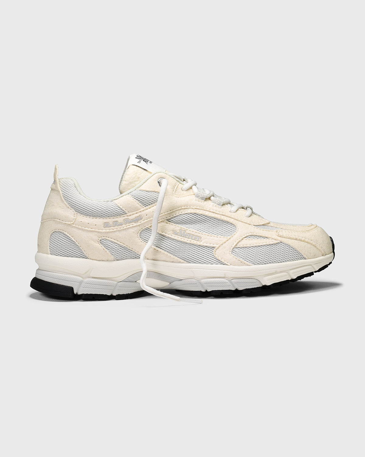 the mercer brand sneaker the  re-run pineapple cream fully vegan