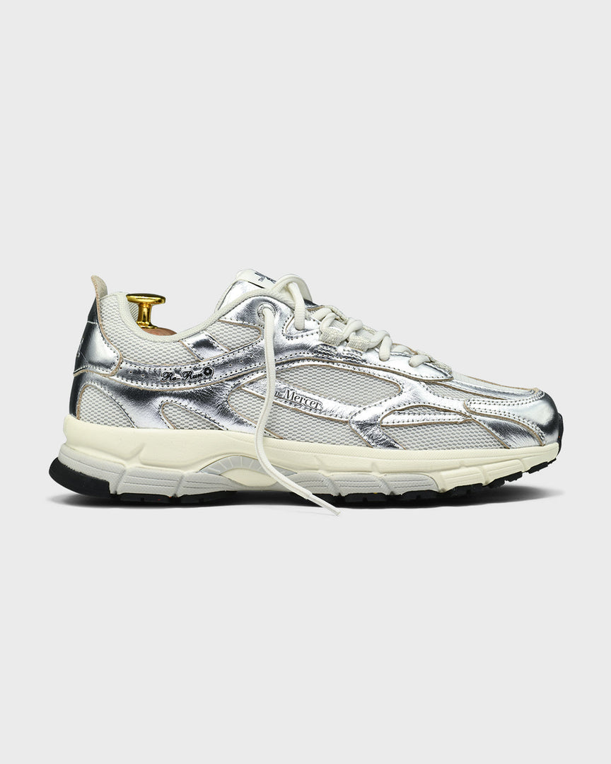 The re-run pine silver metallic look the mercer brand sneaker women
