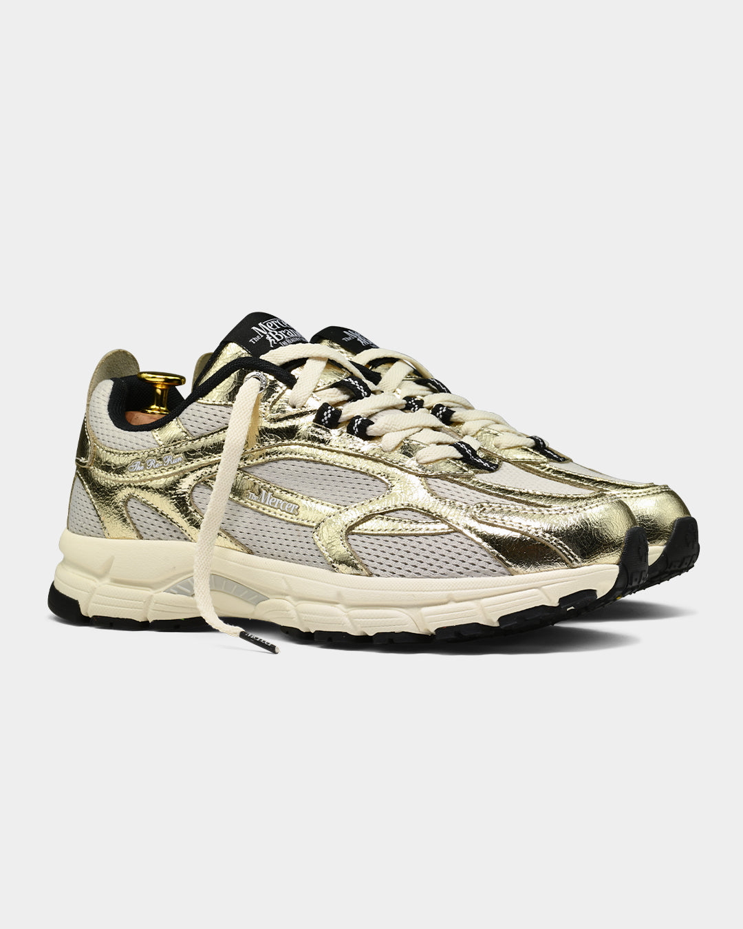 The re-run cracked gold product photo side