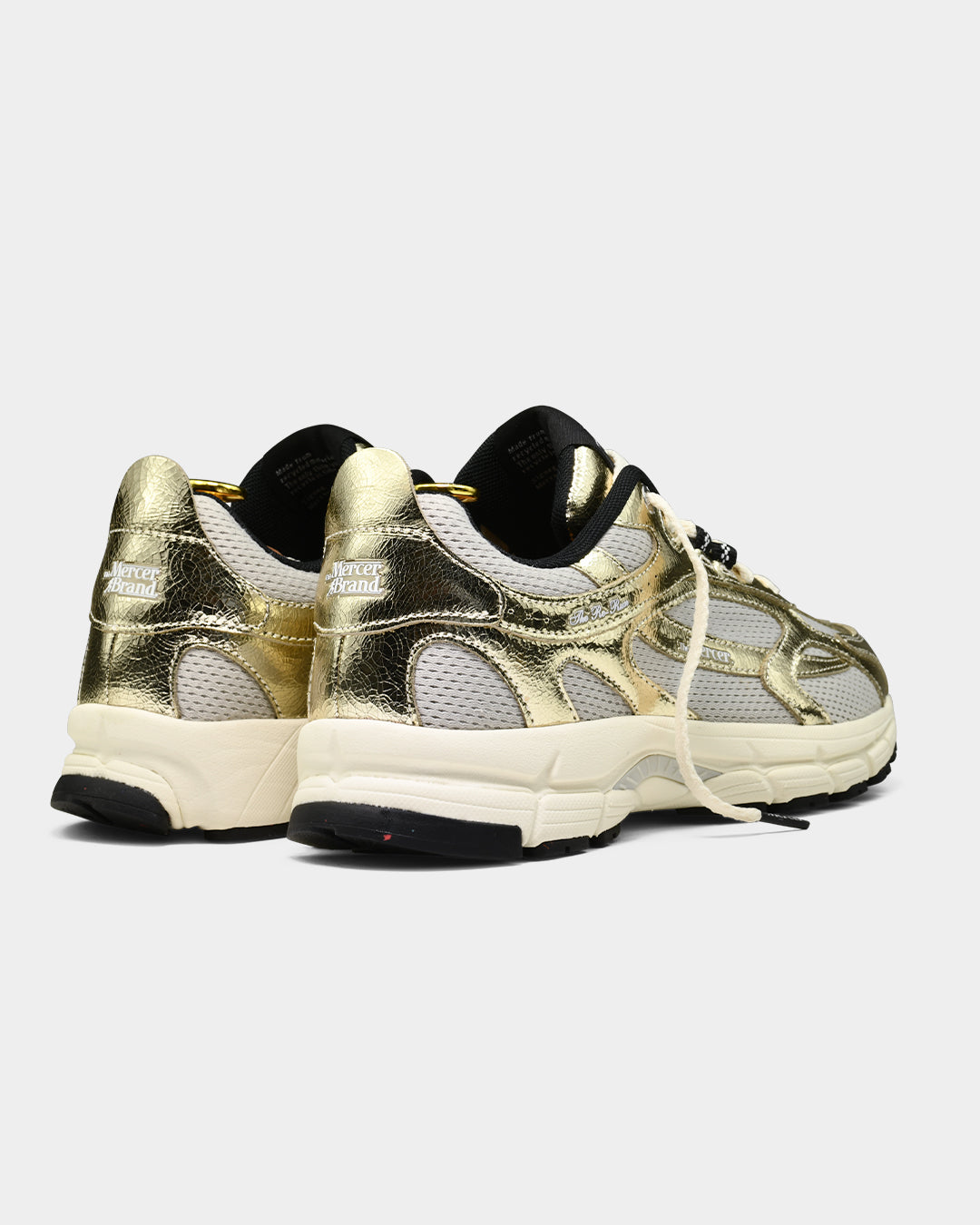 The re-run cracked gold product photo side