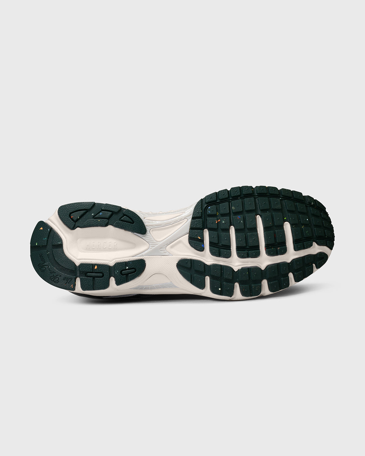 the mercer brand sneaker the re-run speed anthracite silver 