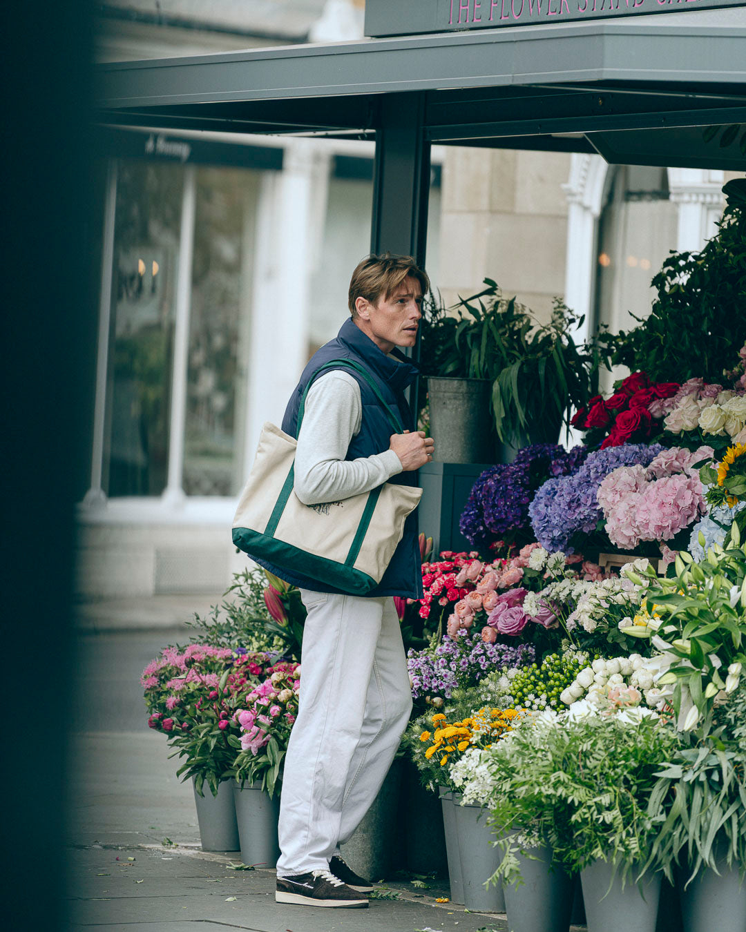 the mercer brand the re tennis sneaker brown suede product photo
