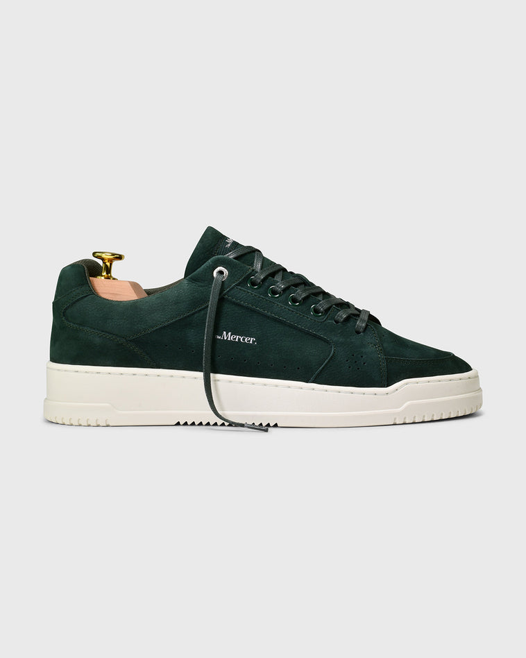 the mercer brand sneaker open era green 