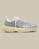 p22 running and hiking sneaker of the mercer brand with Vibram outsole ice grey blue color