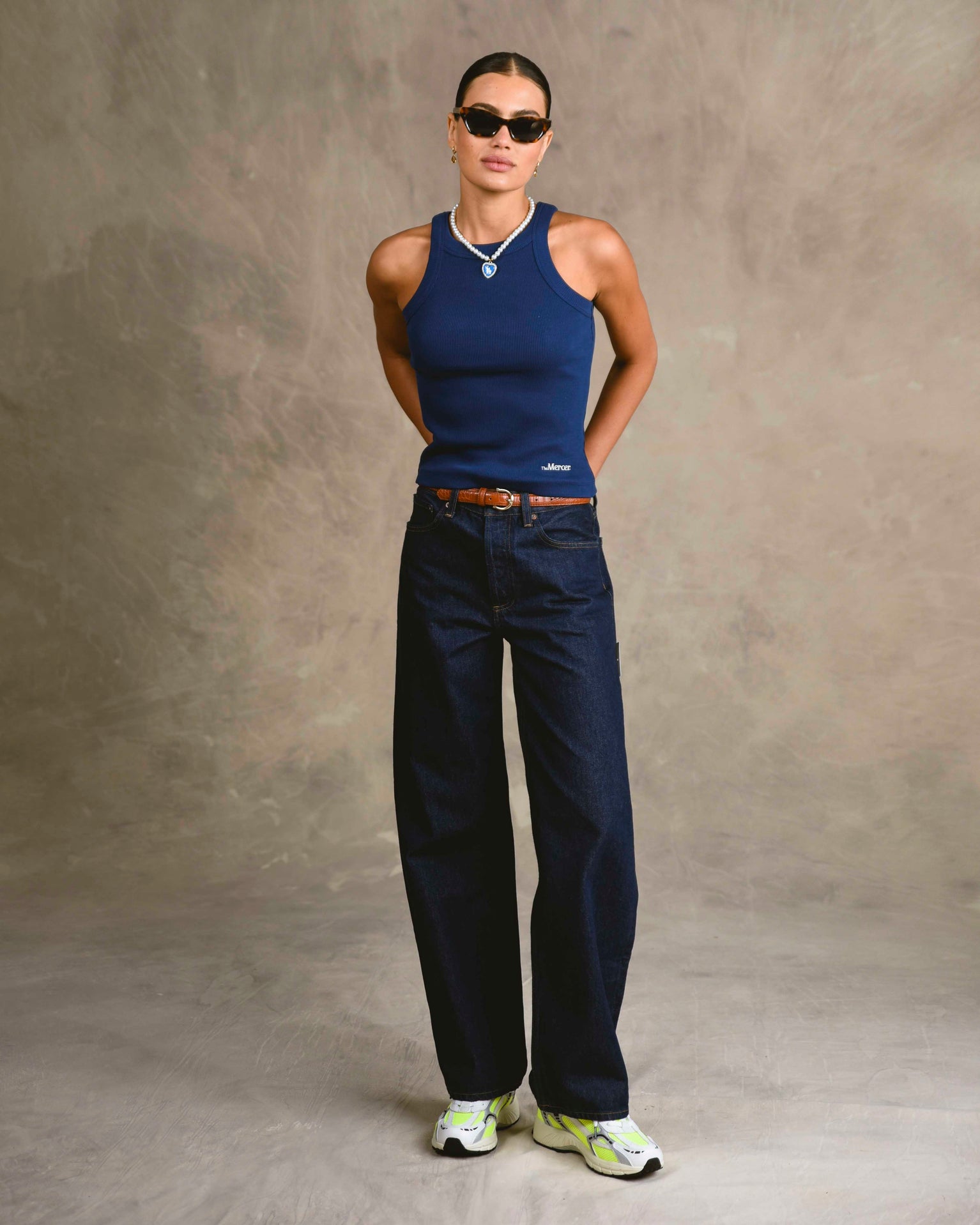 The Mercer Tank | Blue