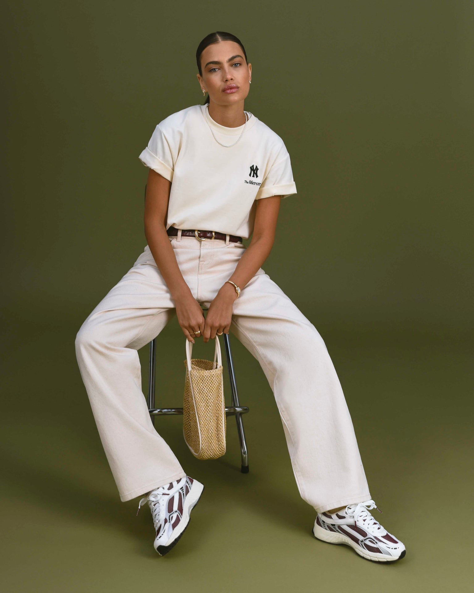 The Re-Run White Silver | White/Red