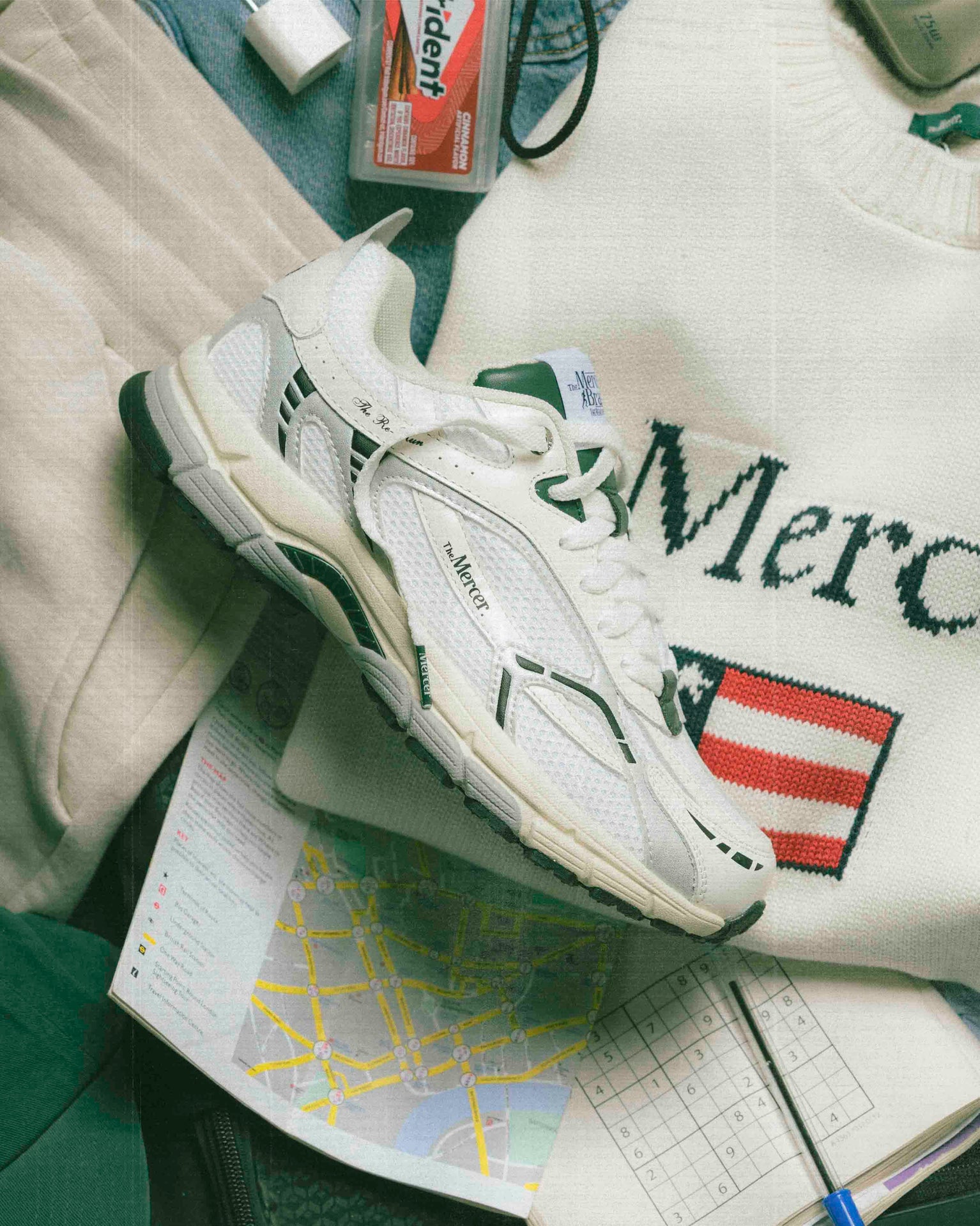 The Re-Run White Silver | White/Green