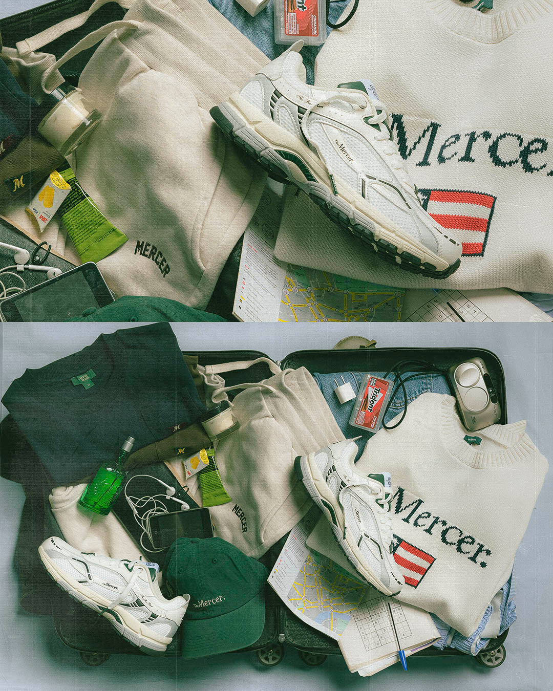 The Re-Run White Silver | White/Green