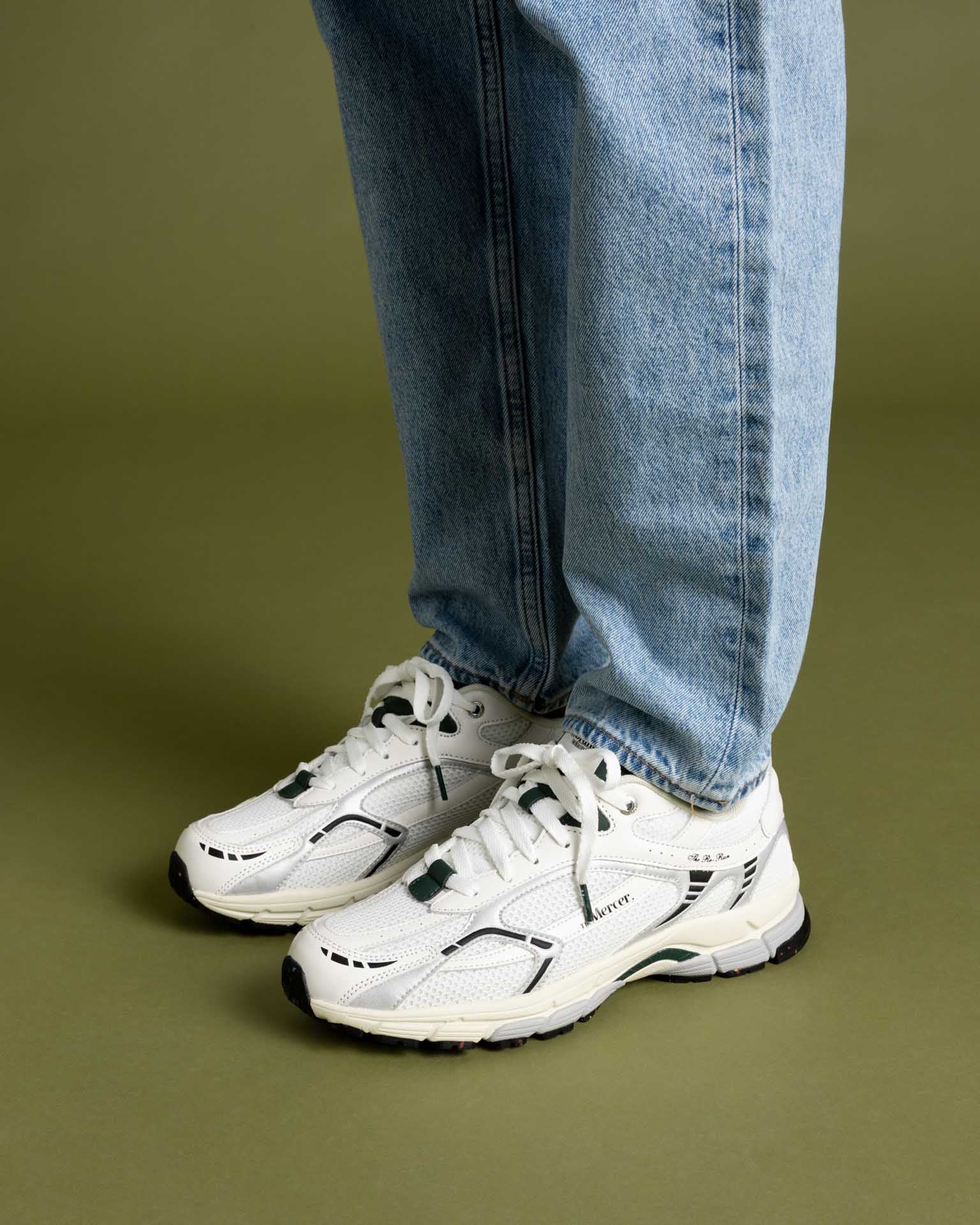The Re-Run White Silver | White/Green
