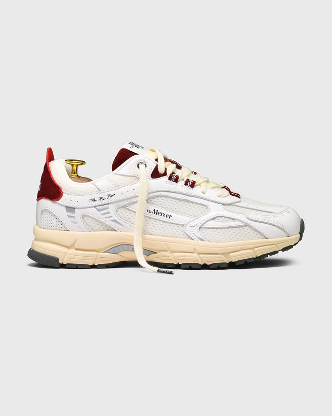 The Re-Run Vintage Nappa | White/Red