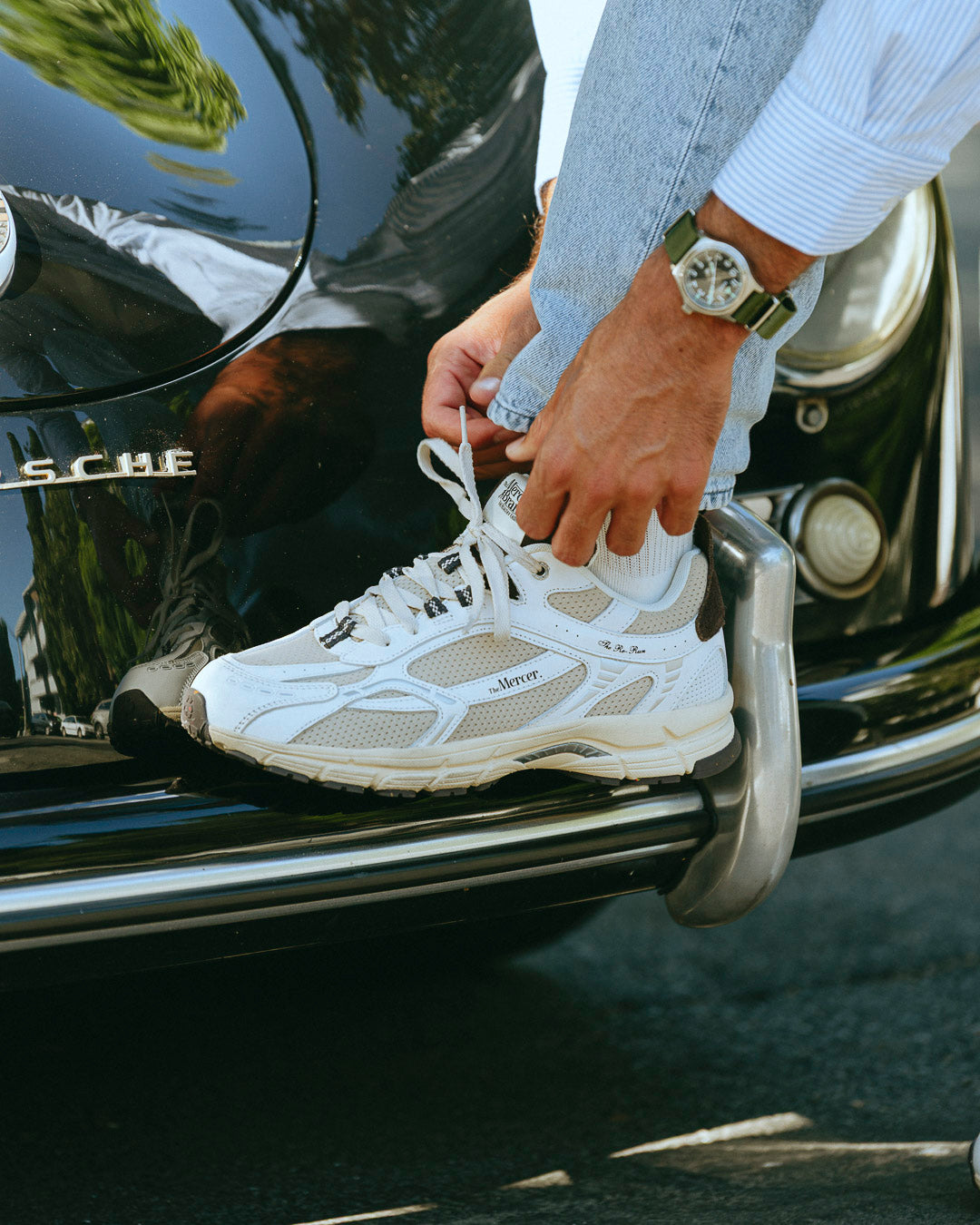 The Re-Run Vintage Nappa | White/Brown