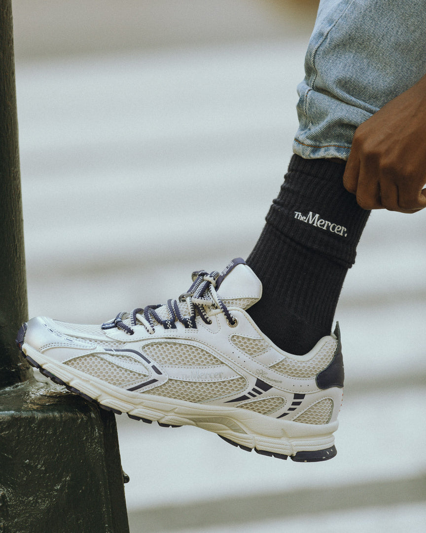 The Re-Run Baseball | White/Blue