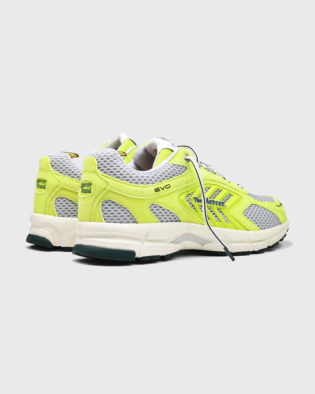 Product photo showing the back of The Re-Run Evo in yellow at an angle.