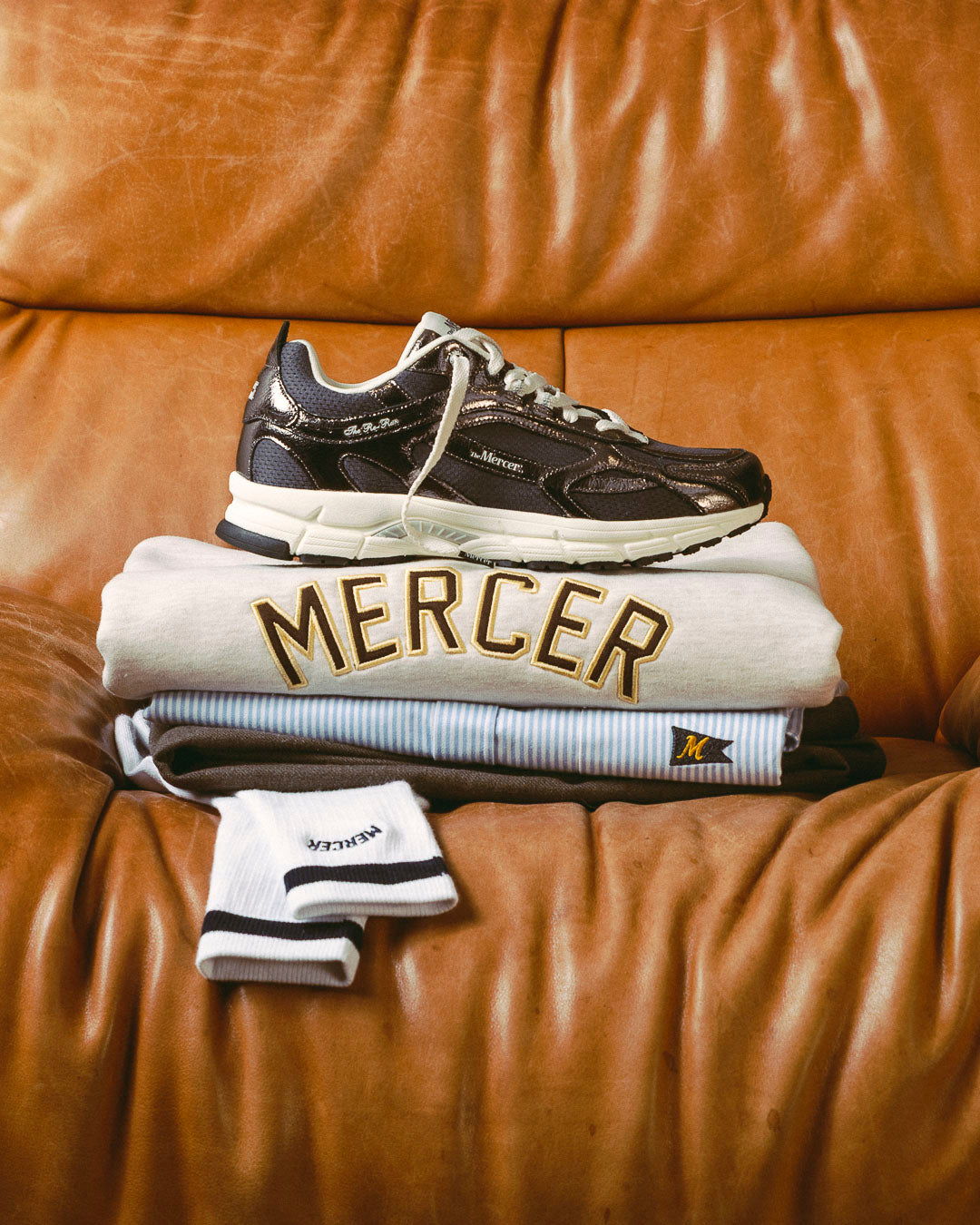 The Mercer Sweat Polo | Light Sand
