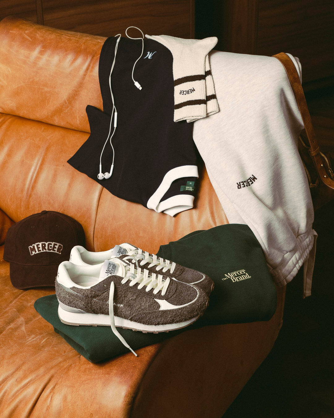 The Mercer Sweat Pants W | Light Sand