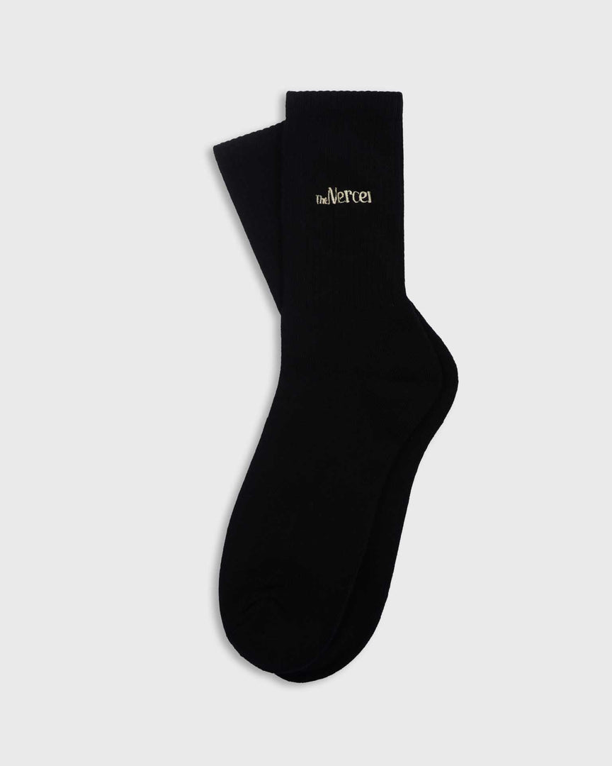 the mercer brand navy socks