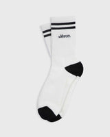 The Mercer Socks Stripe | White/Blue