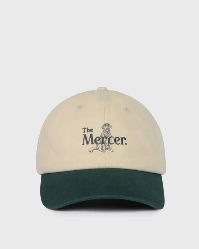 The Mercer Dog Cap | White/Green