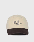 The Mercer Dog Cap | White/Brown