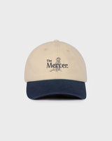 The Mercer Dog Cap | White/Blue