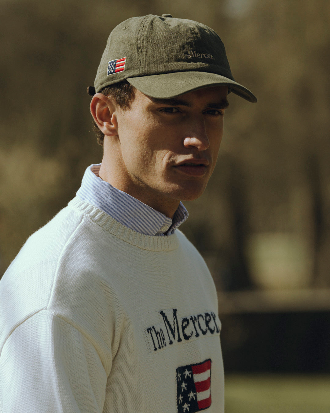 The Mercer Cap flag | Green