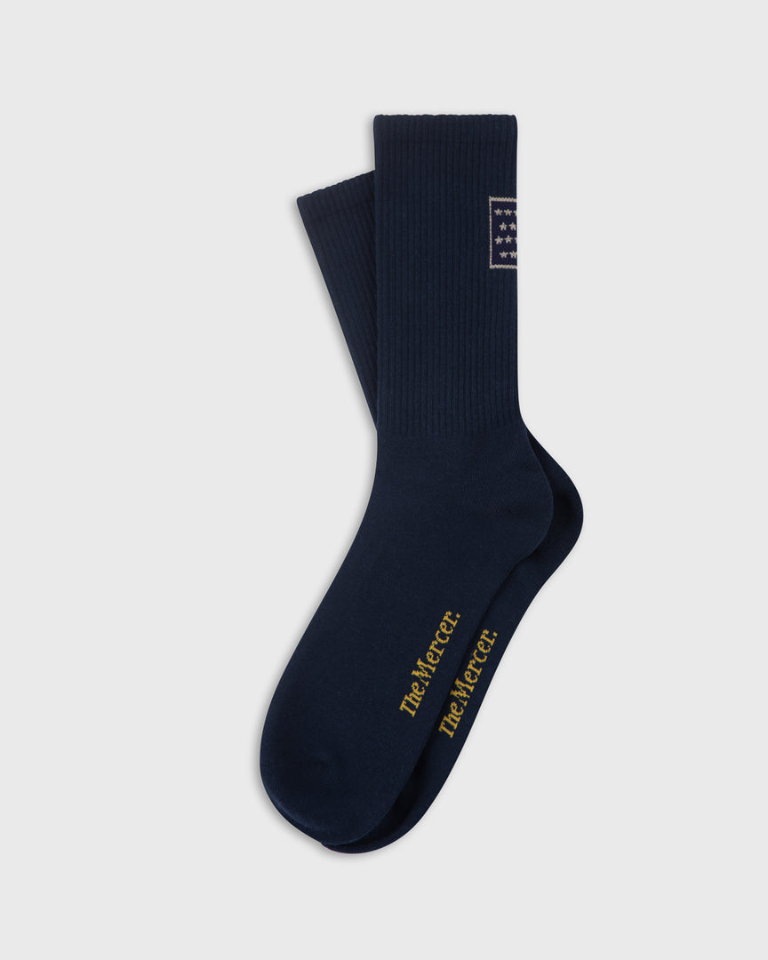 The Mercer Socks | Navy