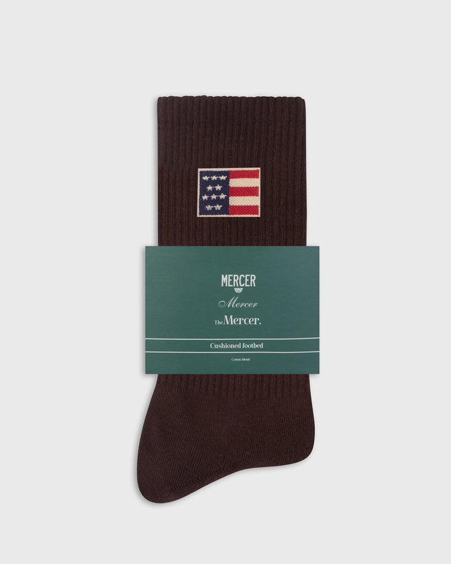 The Mercer Socks | Brown