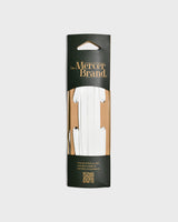 Mercer Flat Laces | White