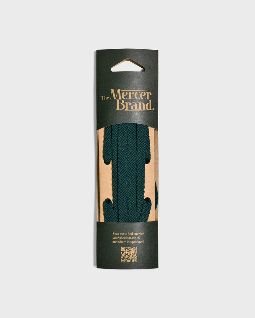 Mercer Flat Laces | Green