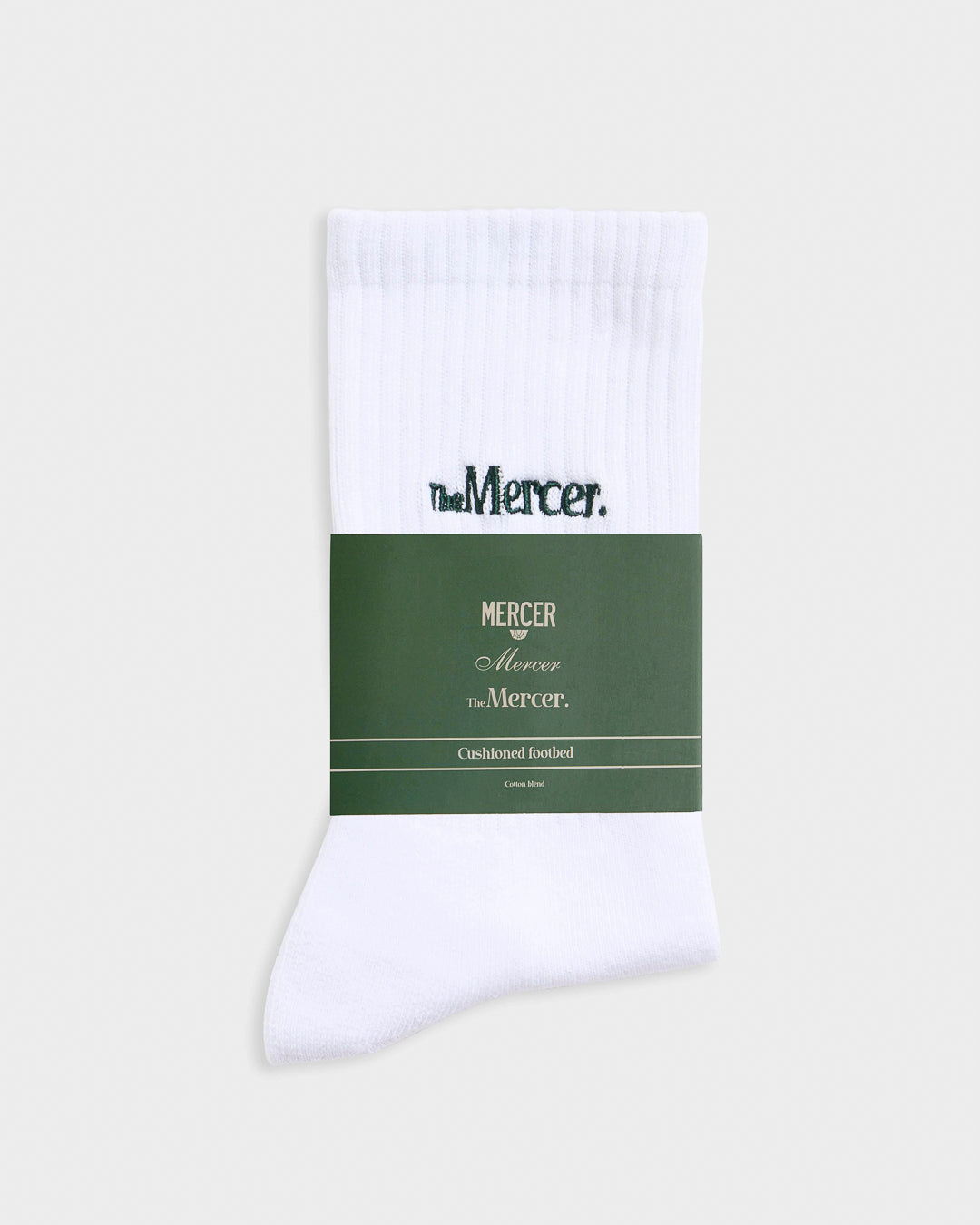 The Mercer Socks | White