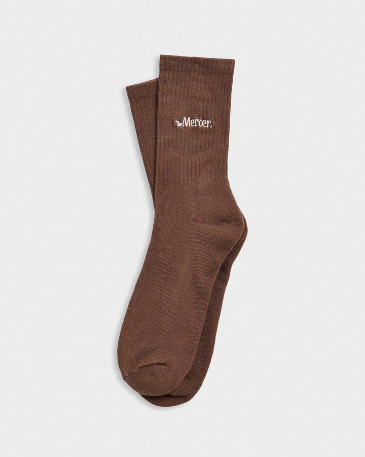 The Mercer Classic Socks | Brown