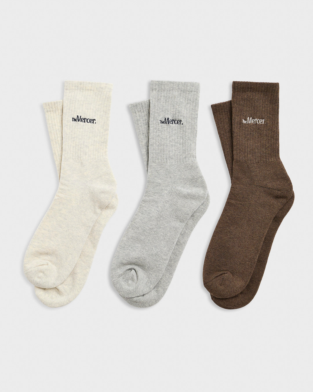 The Mercer Melange 3-Pack Socks | Multicolor