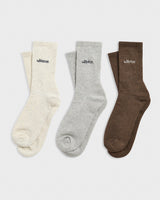 The Mercer Melange 3-Pack Socks | Multicolor