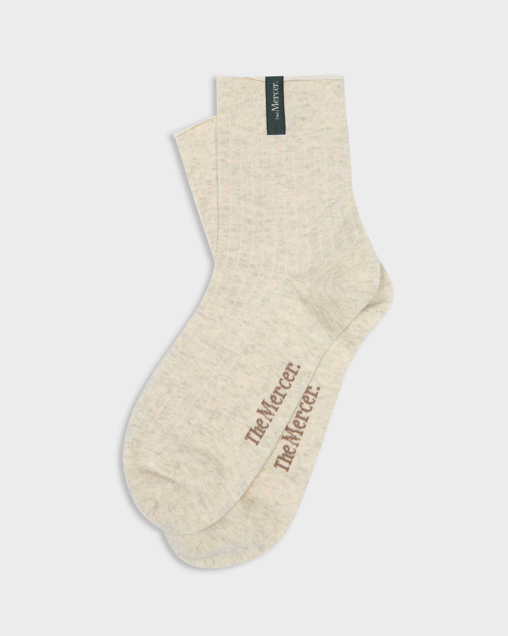 The Mercer Label Socks | Sand