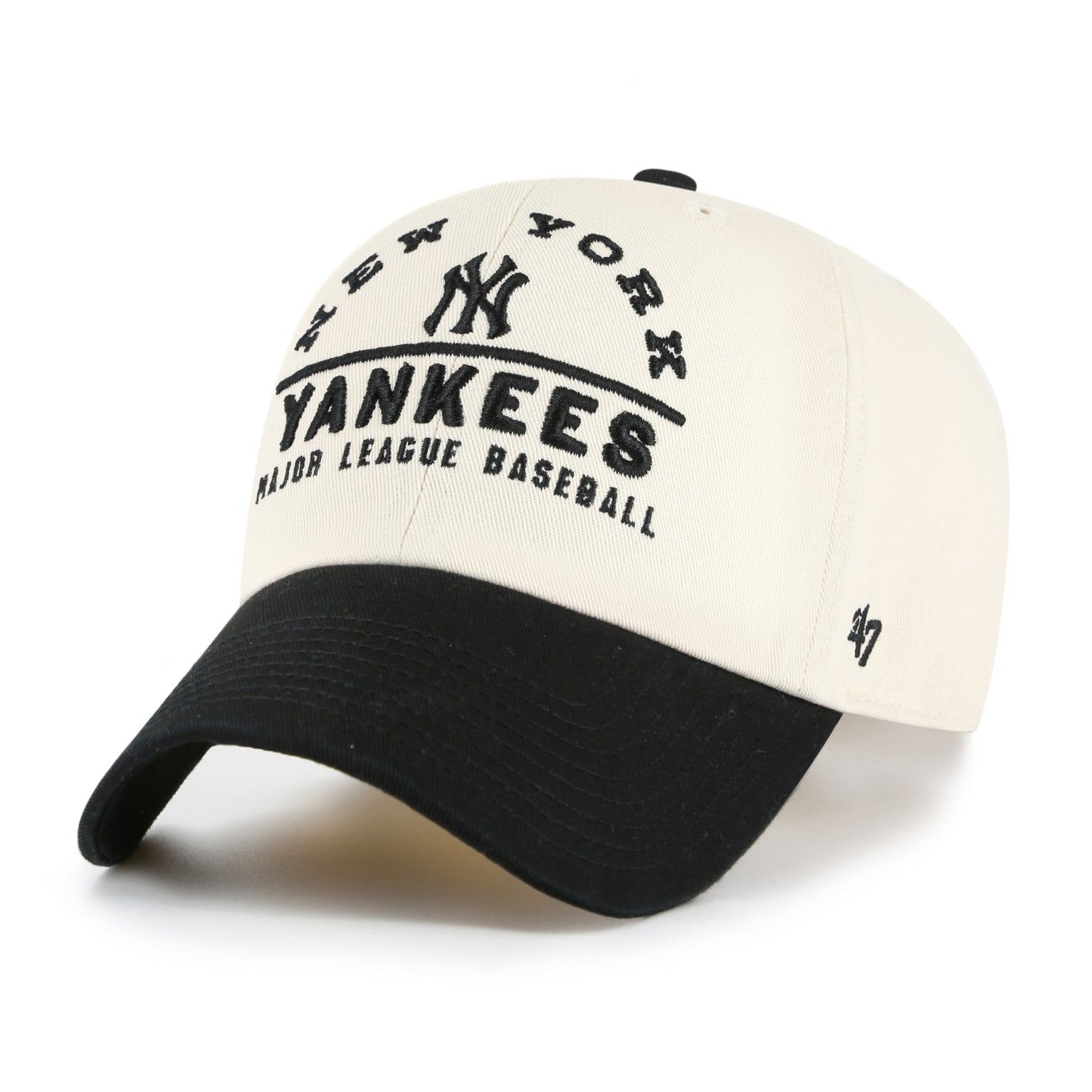 The MLB 47 Windham Clean Up Cap | White/Brown