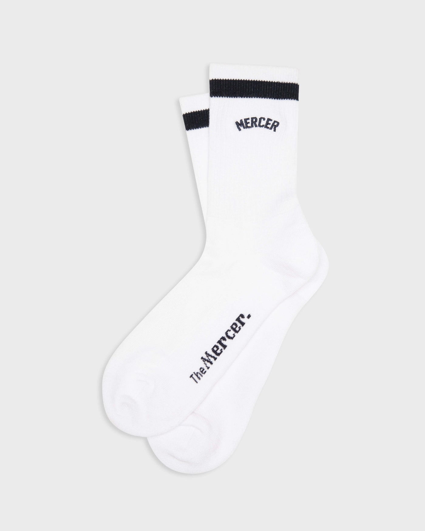 The Mercer Signature Socks | White