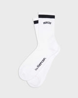 The Mercer Signature Socks | White