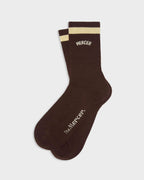 The Mercer Signature Socks | Brown