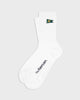 The Mercer Flag Socks | White