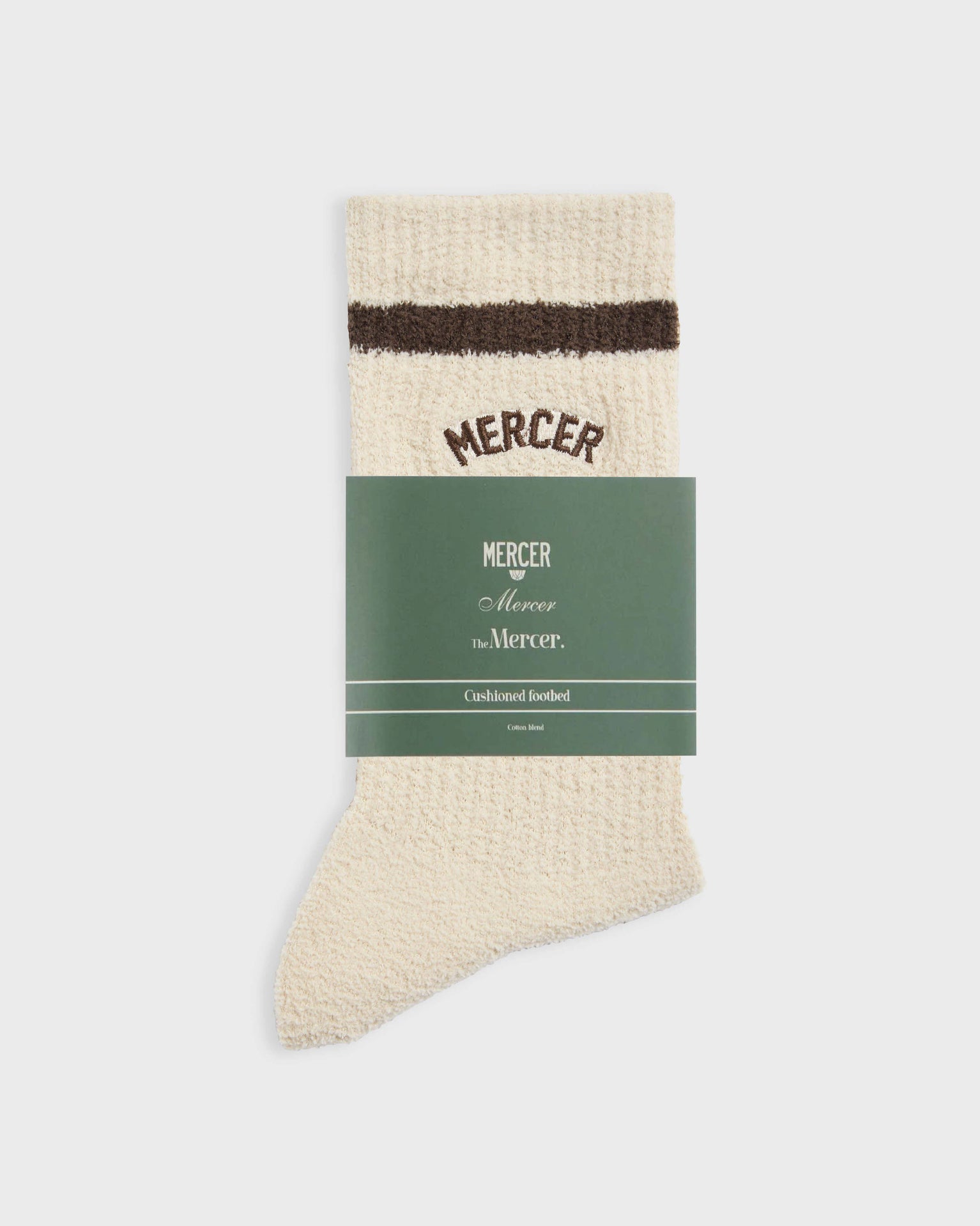 The Mercer Soft Socks | Off White