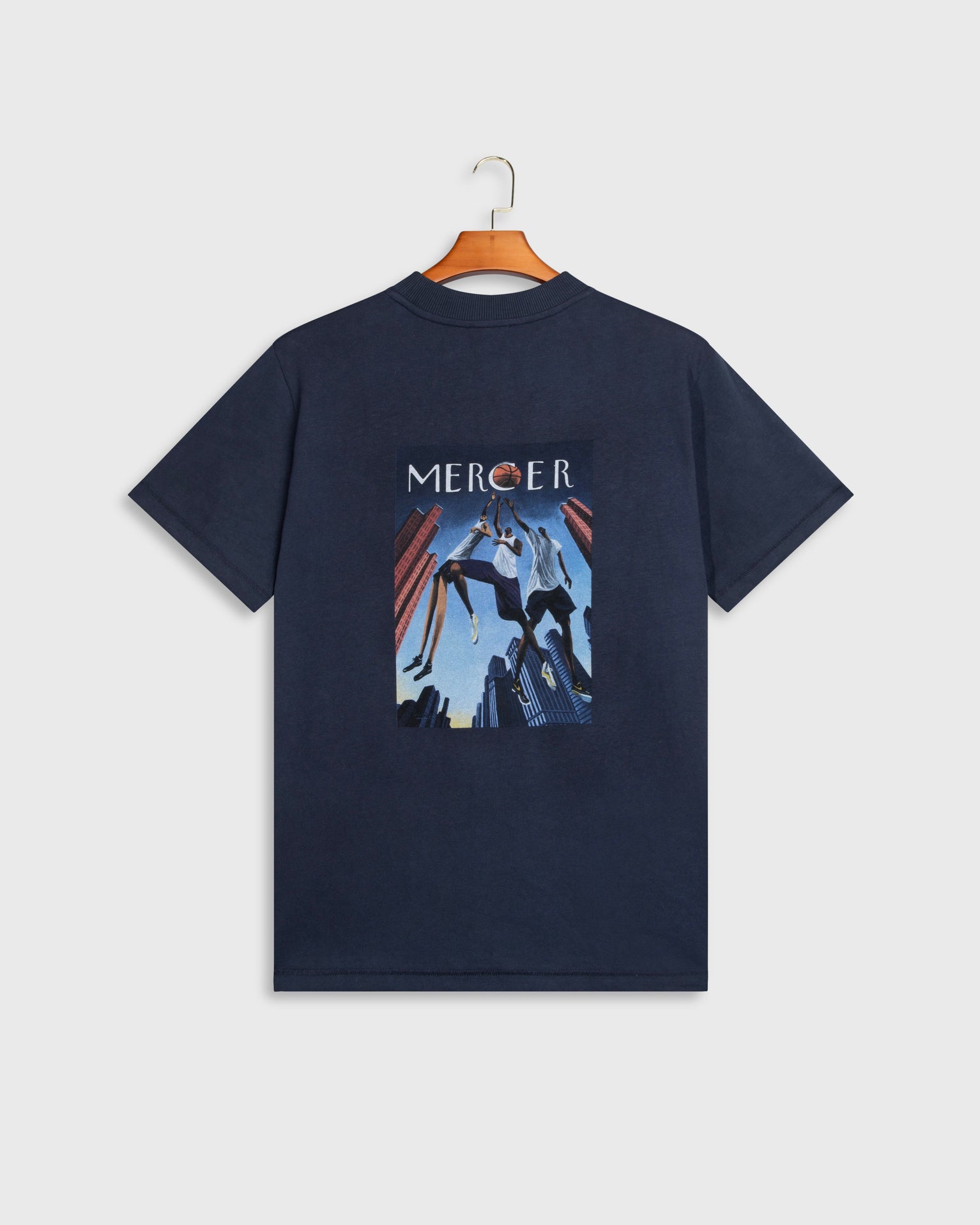 The Basket Tee Navy, Apparel The Mercer Brand The Mercer Brand