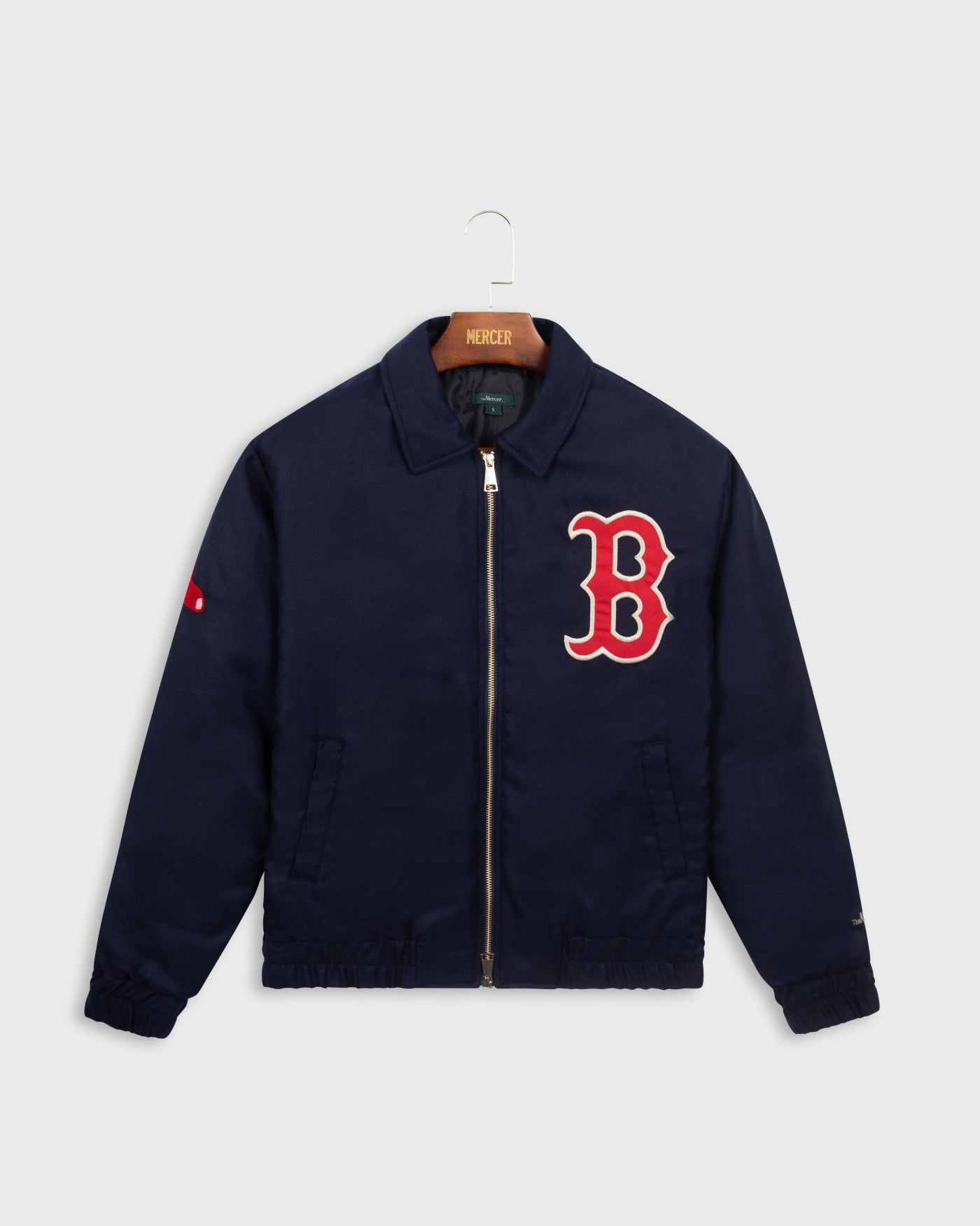 The Mercer Cashmere BOSTON RED SOX Varsity Jacket The Mercer