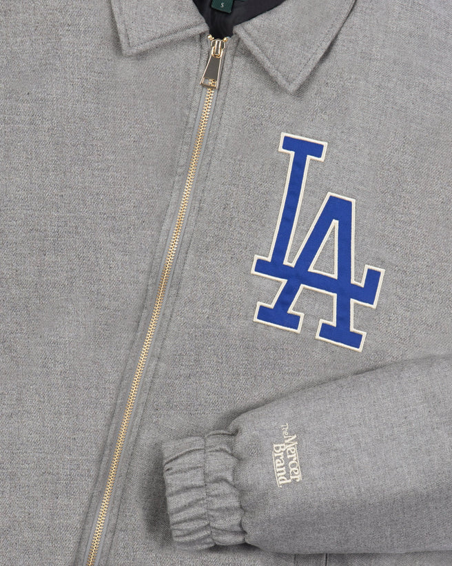 The Mercer Cashmere LA Dodgers Varsity | Grey