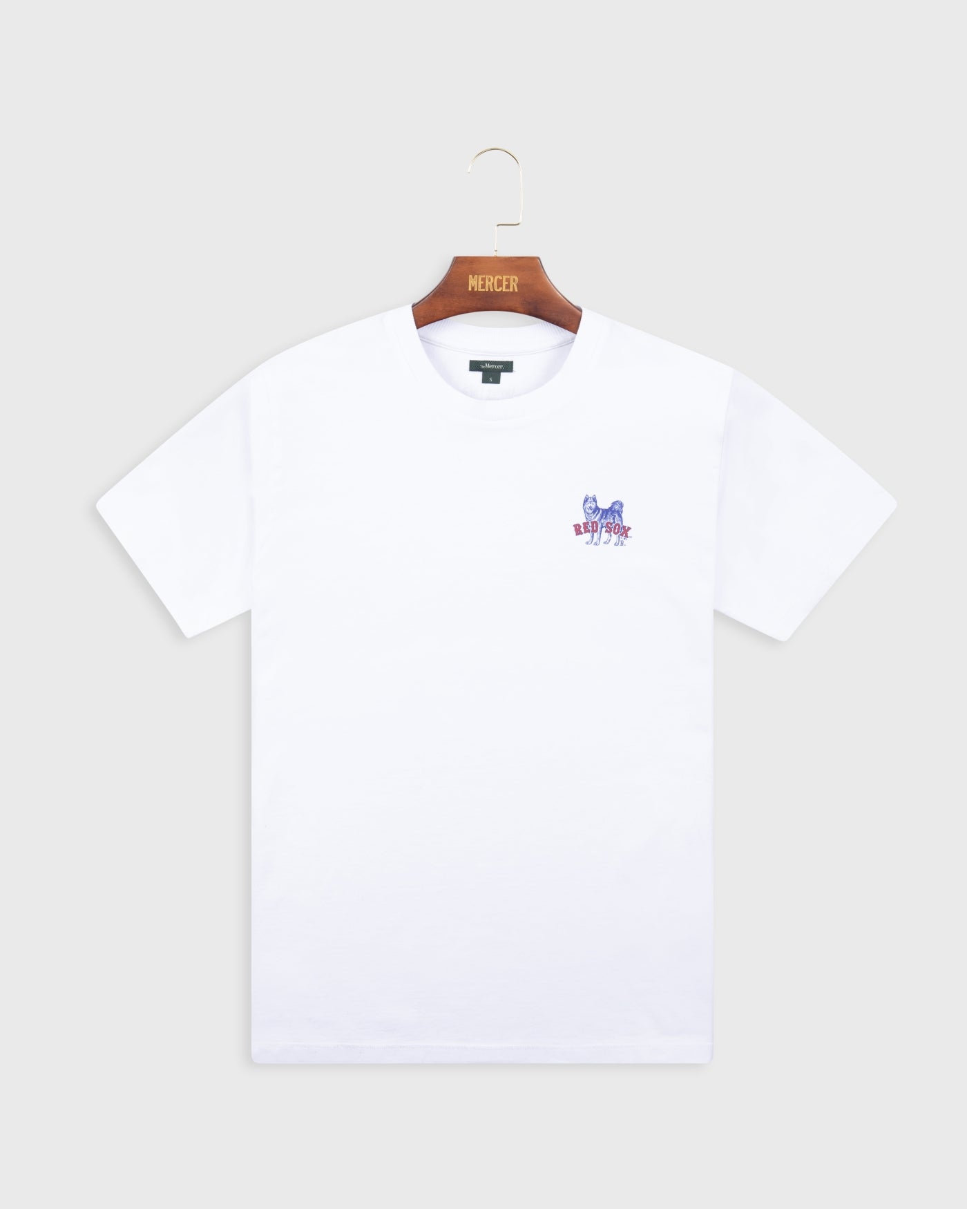 The Mercer Red Sox Dog Tee | White/Red