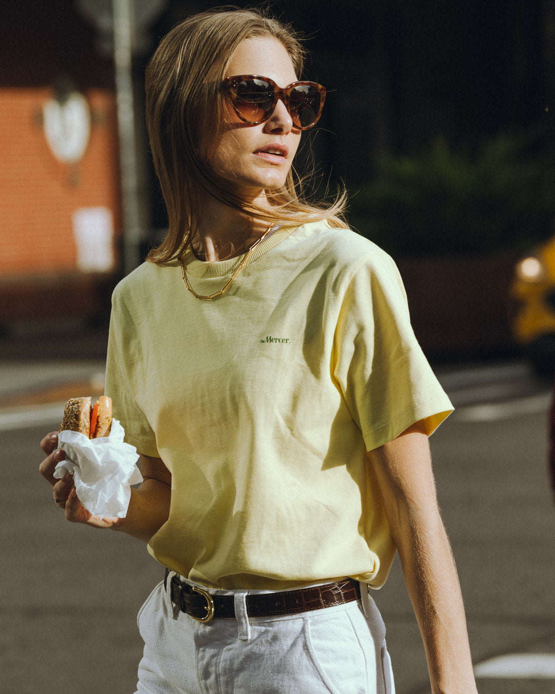 The Mercer Life Heavy Tee Yellow